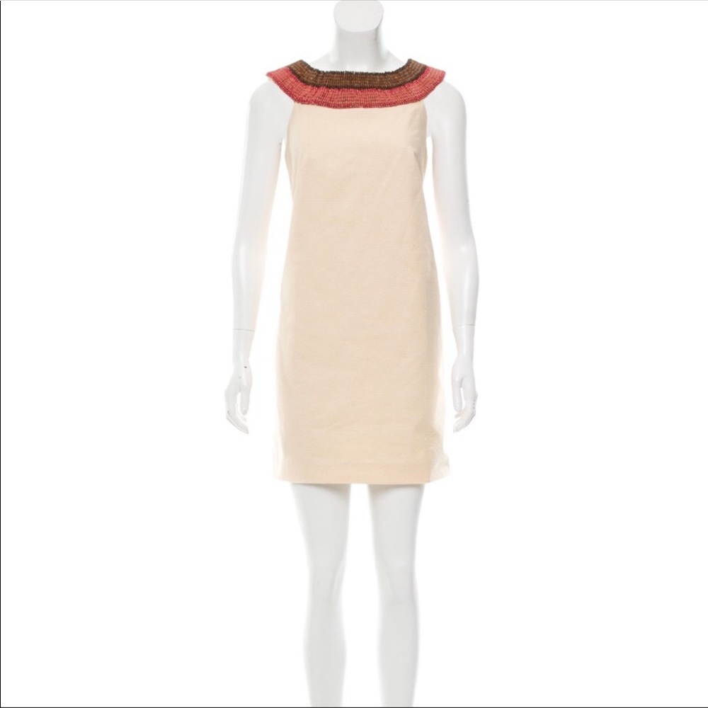 Shoshanna Wooden Beaded Dress